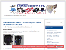 Tablet Screenshot of pfandteam.de